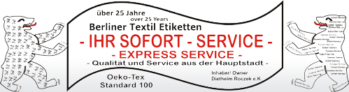 Berliner Textil Etiketten