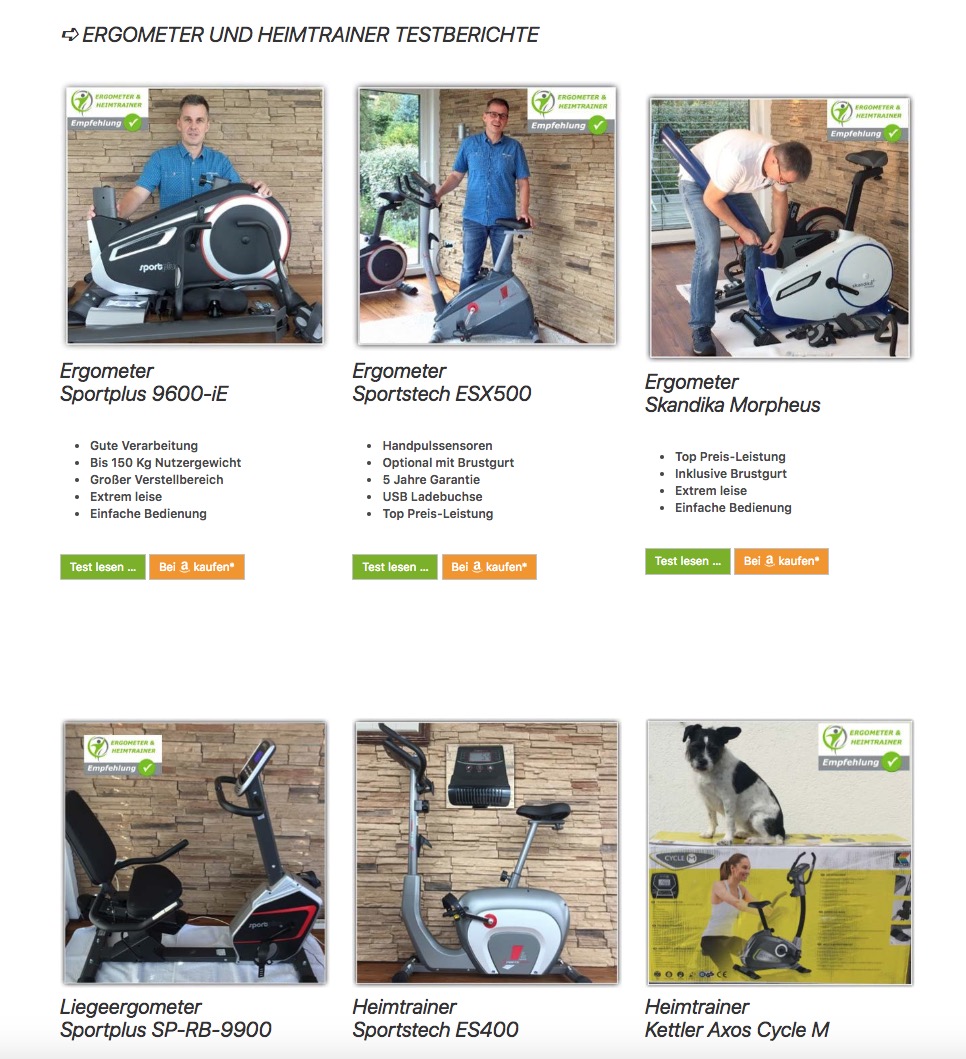 Ergometer & Heimtrainer