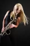 Saxophonistin Showkünstlerin Kathrin Eipert